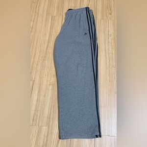 Adidas Gray Pants with Black Accents